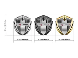McLaren Emblema Guardabarros Insignia Lujoso Acabado Inox